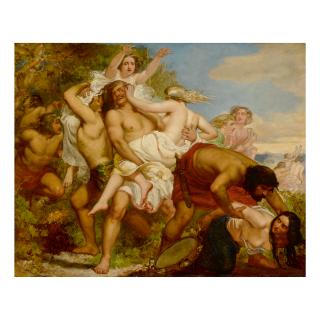 Sir John Everett Millais, P.R.A. - The Tribe Of Benjamin Seizing The Daughters Of Shiloh In The Vineyards