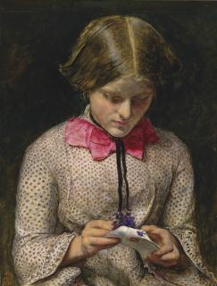 Sir John Everett Millais, P.R.A. - The Violet\'s Message