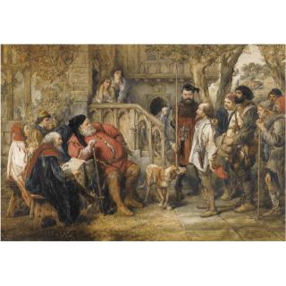 Sir John Gilbert, R.A., P.R.W.S. - Falstaff, Henry Iv, Part Ii