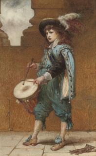Sir John Gilbert, R.A., P.R.W.S. - The Drummer Boy