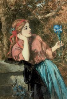 Sir John Gilbert, R.A., P.R.W.S. - The Iris