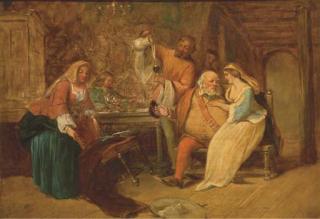 Sir John Gilbert - In the tavern