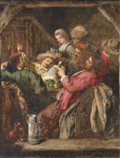 Sir John Gilbert - Rhine wine