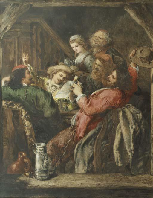 Sir John Gilbert - Rhine wine