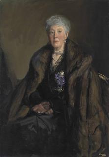 Sir John Lavery, R.A., R.H.A., R.S.A. - Portrait of Lady Jackson