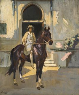 Sir John Lavery, R.A., R.S.A., R.H.A. - Alice On Sultan, Tangier