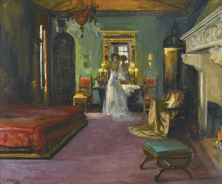 Sir John Lavery, R.A., R.S.A., R.H.A. - British Mrs Rosen\'S Bedroom
