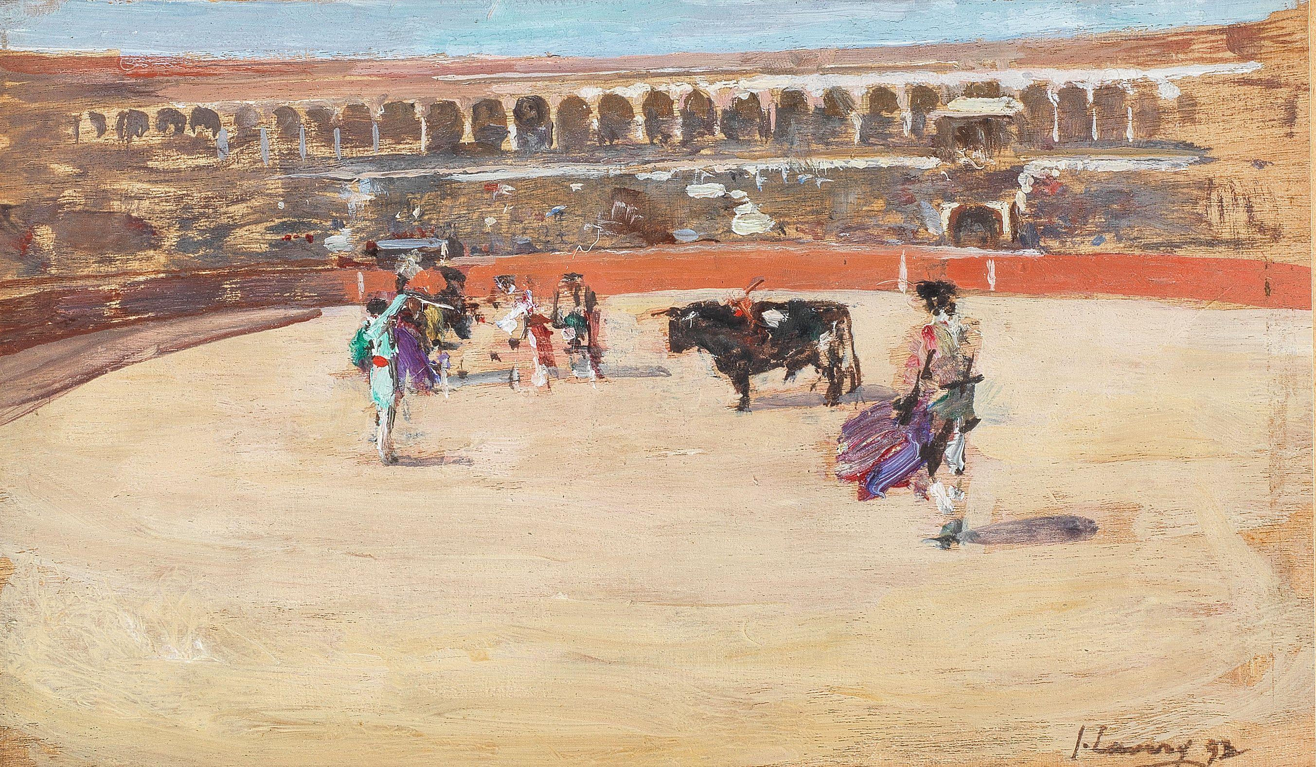 Sir John Lavery R.A., R.S.A., R.H.A. - Bull fight