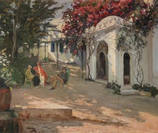Sir John Lavery R.A., R.S.A., R.H.A. - In Morocco