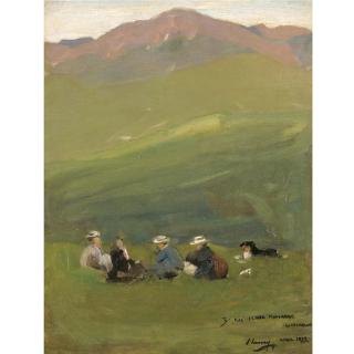 Sir John Lavery, R.A., R.S.A., R.H.A. - In The Glencarron Hills