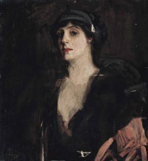 Sir John Lavery, R.A., R.S.A., R.H.A. - Mrs Patrick Campbell