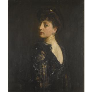 Sir John Lavery, R.A., R.S.A., R.H.A. - Portrait Of Lady Young