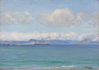 Sir John Lavery, R.A., R.S.A., R.H.A. - Tangier Bay