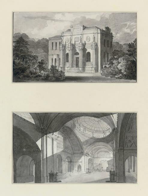 Sir John Soane, R.A. - The three-per-cent Consols Transfer Office, Bank of England; and Pitshanger Manor House, Ealing