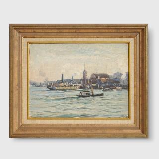 Sir John William Ashton - Milson\'s Point Ferry Wharf, 1925
