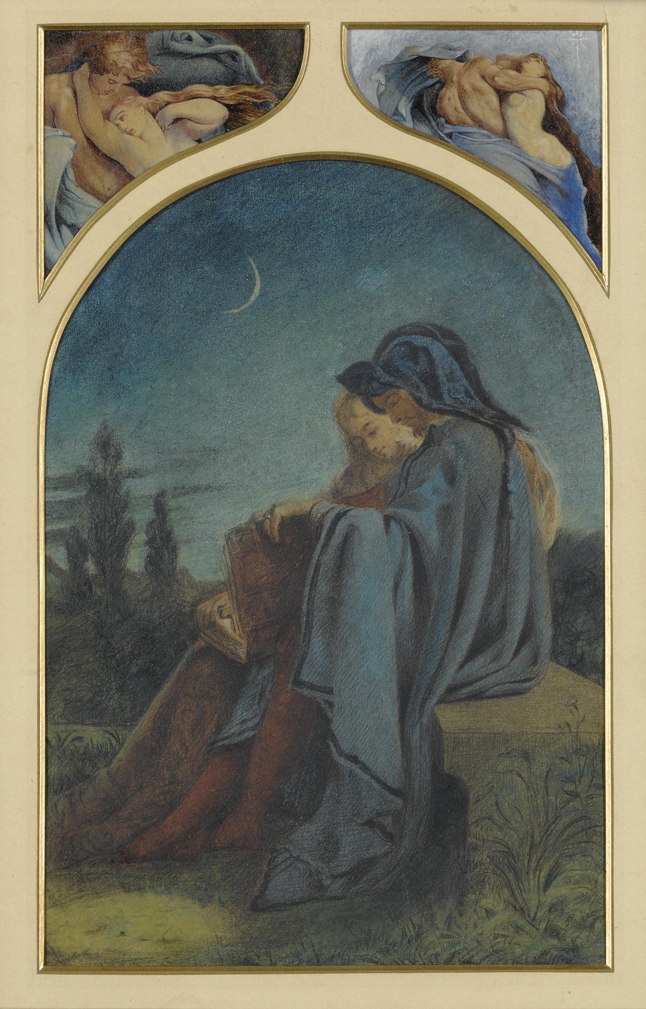 Sir Joseph Noel Paton, R.S.A. - British paolo And Francesca