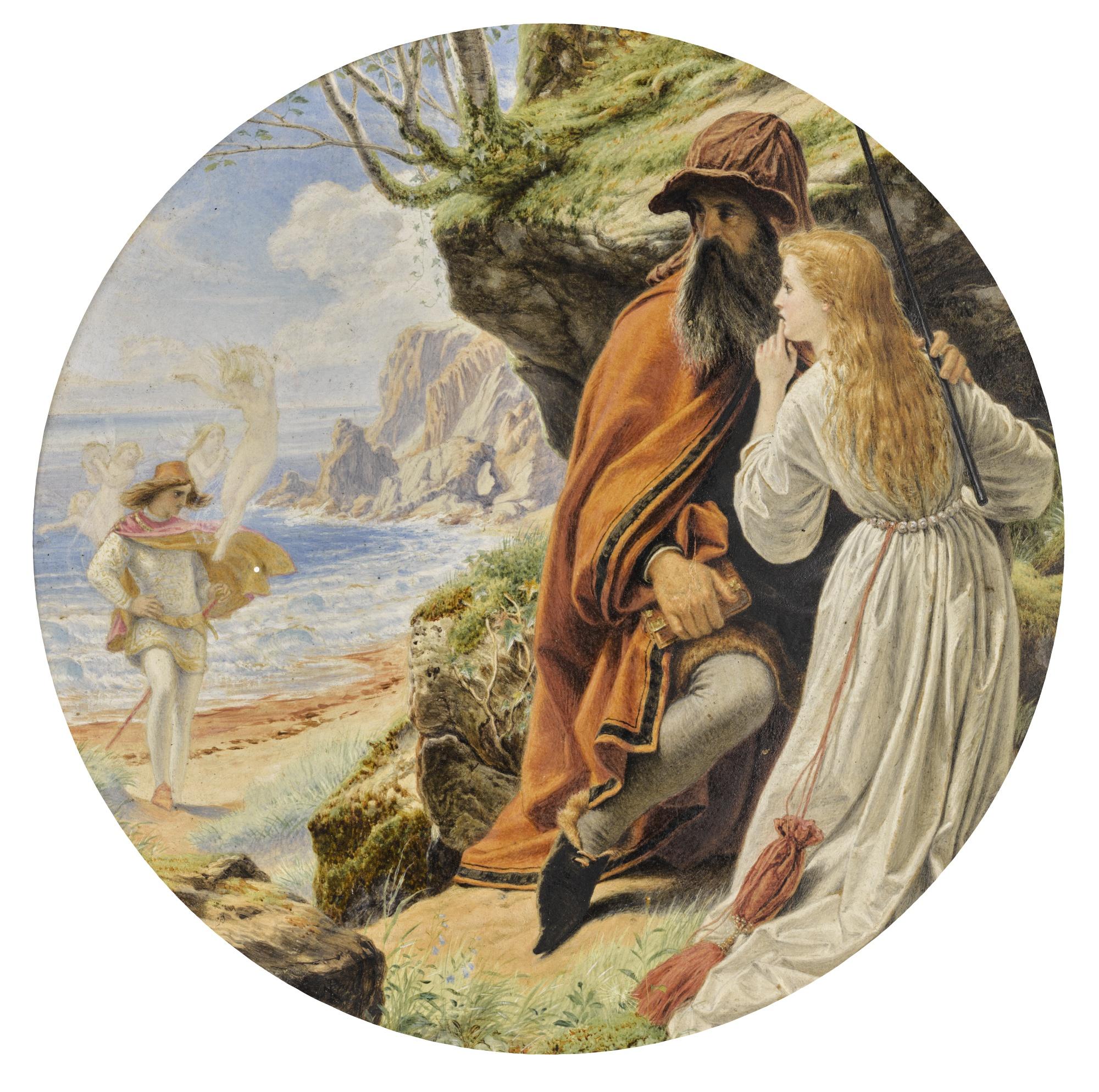 Sir Joseph Noel Paton, R.S.A. - Prospero And Miranda, The Tempest