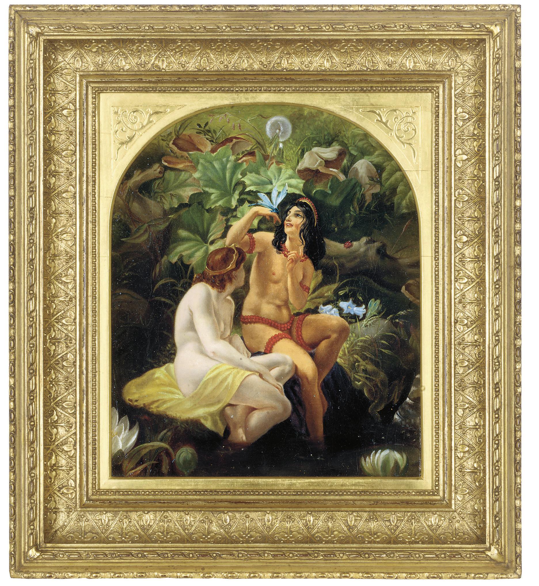 Sir Joseph Noel Paton, R.S.A. - The Indian boy\'s mother, a study for \'The Quarrel of Oberon and Titania\' (1849)