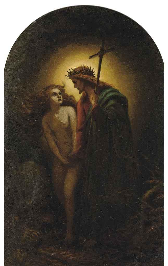 Sir Joseph Noel Paton, R.S.A. - The Valley of the Shadow of Death