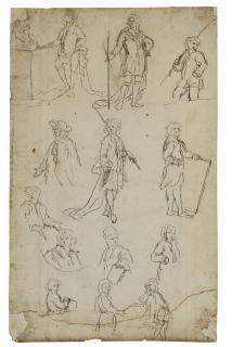 Sir Joshua Reynolds, P.R.A. - A Folio Of Figure Studies After The Old Masters