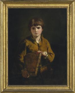 Sir Joshua Reynolds, P.R.A. - Boy With A Portfolio: The School Boy