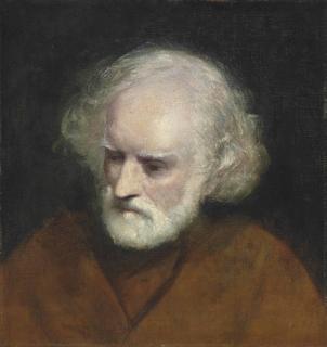 Sir Joshua Reynolds, P.R.A. - Head of a bearded old man