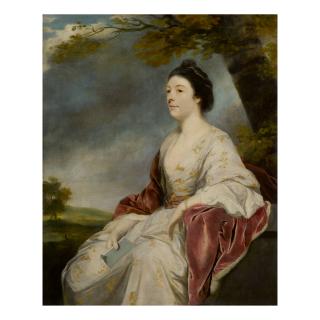 Sir Joshua Reynolds, P.R.A. - Portrait Of A Woman, Said To Be Mrs. Barnard