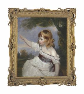 Sir Joshua Reynolds, P.R.A. - Portrait Of Master Hare, Or \
