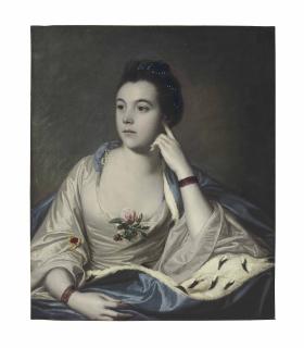 Sir Joshua Reynolds, P.R.A. - Portrait Of Mrs. Thomas Bradshaw, Née Elizabeth Wilson, Half-Length