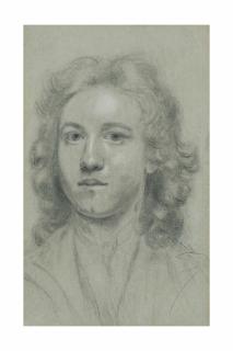 Sir Joshua Reynolds, P.R.A. - Self-portrait of the artist, aged seventeen (recto), with a subsidiary study of Diana (verso)