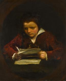 Sir Joshua Reynolds, P.R.A. - \'The Studious Boy\'