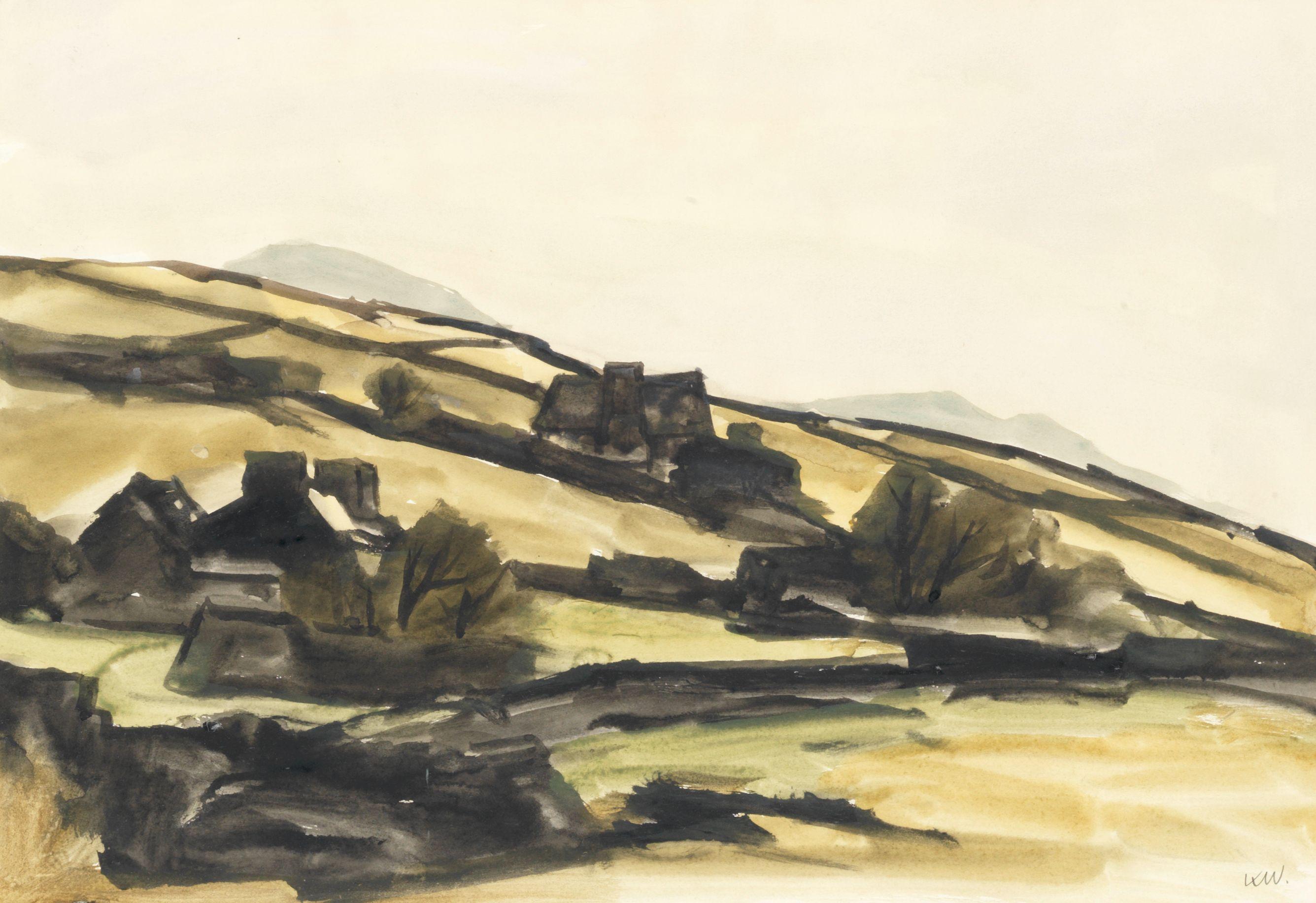 Sir Kyffin Williams R.A. - Above Deiniolen