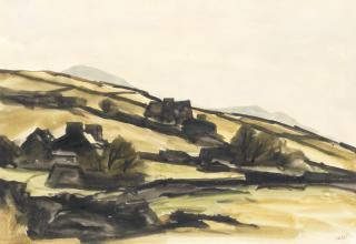 Sir Kyffin Williams R.A. - Above Deiniolen