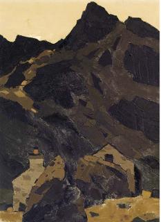 Sir Kyffin Williams, R.A. - Behind Nefyn
