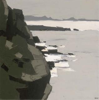 Sir Kyffin Williams, R.A. - Cliffs At South Stack