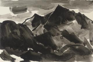 Sir Kyffin Williams, R.A. - Crib Goch, Caenarvonshire