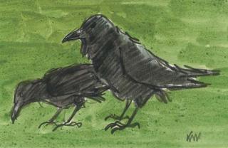 Sir Kyffin Williams, R.A. - Crows