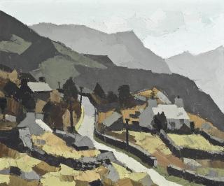 Sir Kyffin Williams, R.A. - Fachwen, Near Llyn Padarn