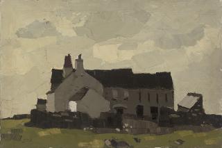 Sir Kyffin Williams, R.A. - Farmstead, Wales
