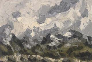 Sir Kyffin Williams, R.A. - Hills Behind Bangor
