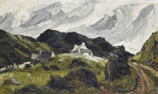 Sir Kyffin Williams, R.A. - Llanberis Pass