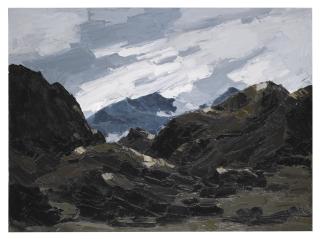 Sir Kyffin Williams, R.A. - Mount Snowdon From Nantlle