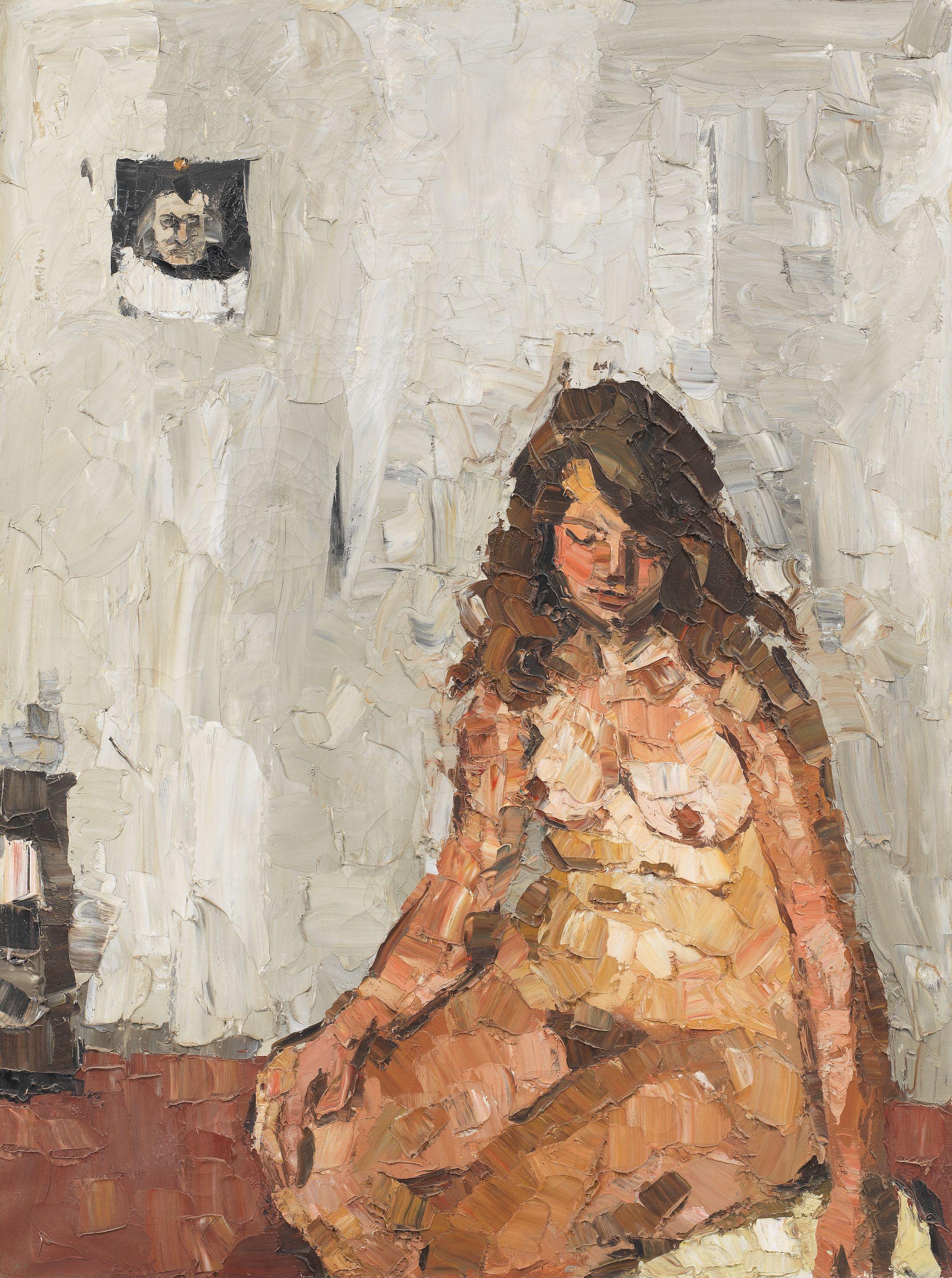 Sir Kyffin Williams R.A. - Nude with Margaretha Trip