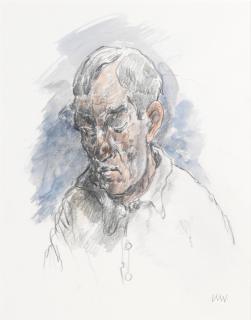 Sir Kyffin Williams R.A. - Portrait Of A Man