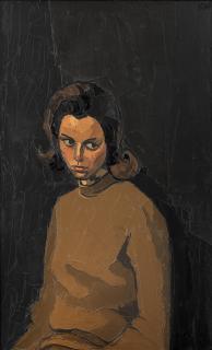 Sir Kyffin Williams R.A. - Portrait of Dorothy Anne McLaren
