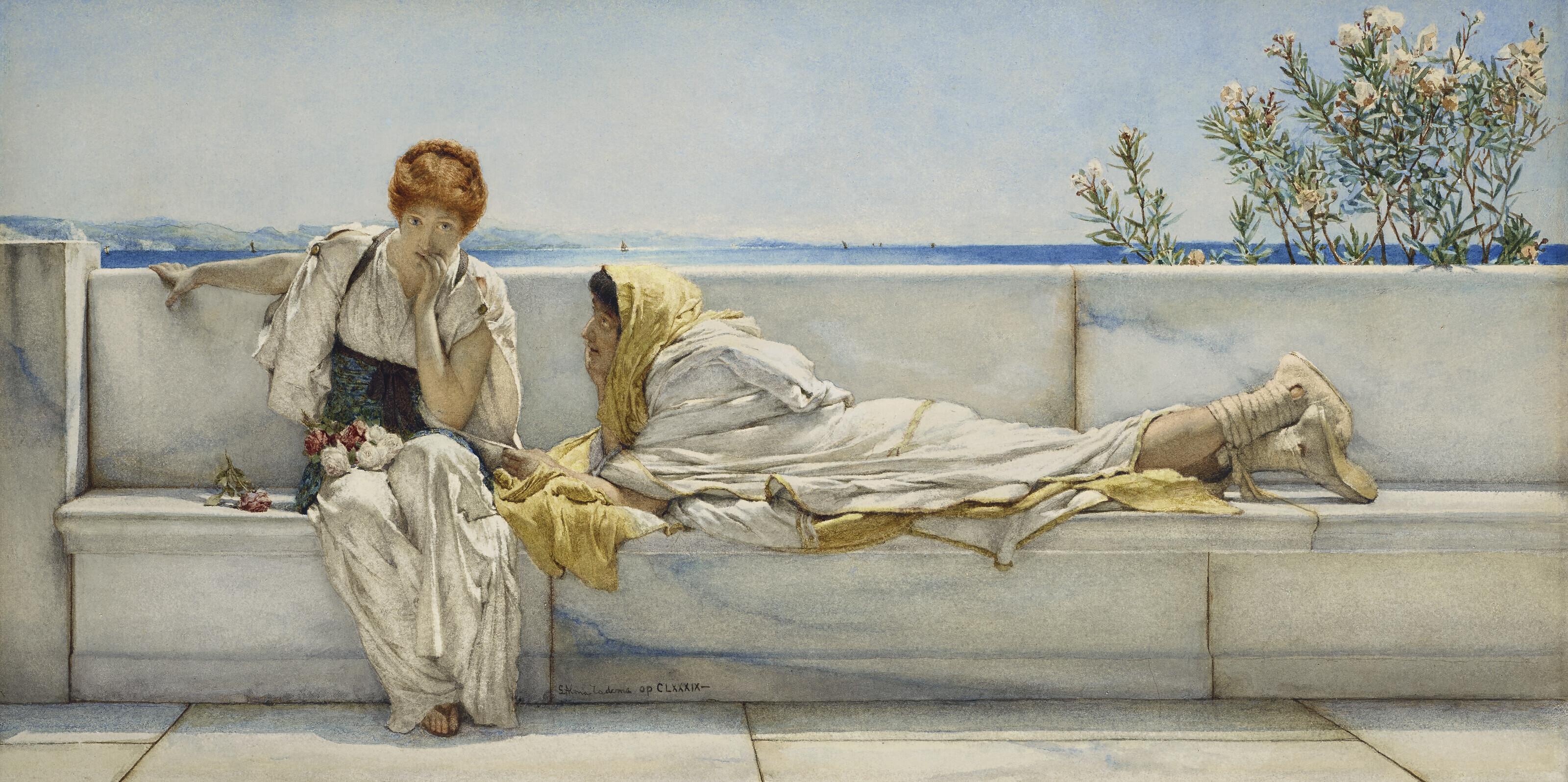 Sir Lawrence Alma-Tadema, O.M., R.A., R.W.S. - A Solicitation
