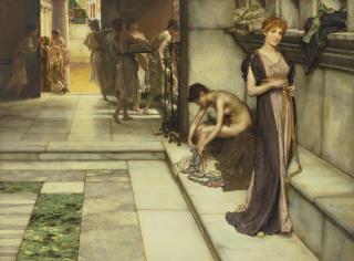 Sir Lawrence Alma-Tadema, O.M., R.A., R.W.S. - An Apodyterium