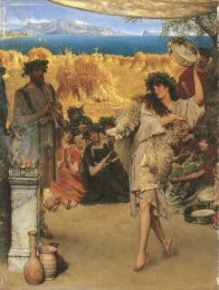 Sir Lawrence Alma-Tadema, O.M., R.A. - A Harvest Festival