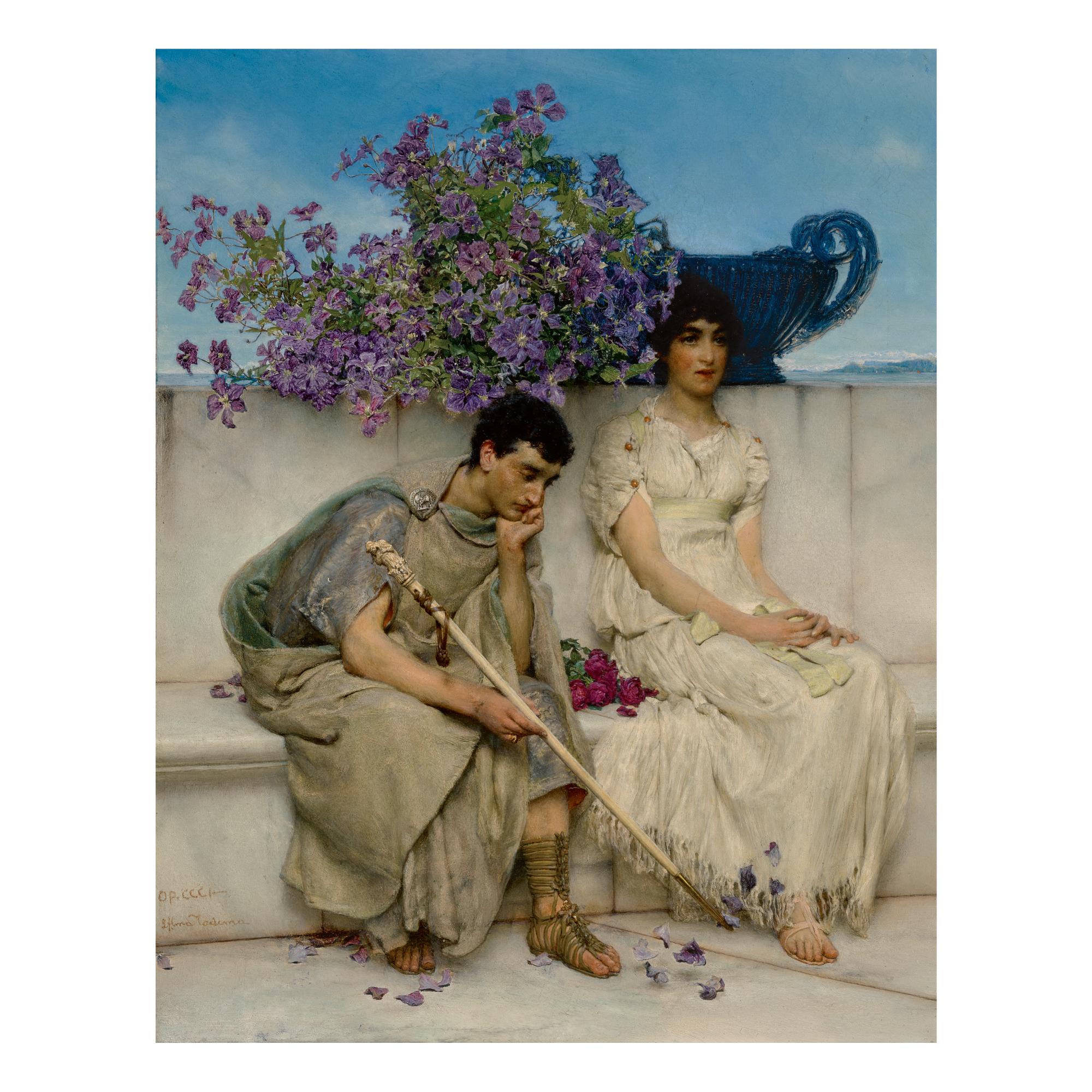 Sir Lawrence Alma-Tadema, O.M., R.A. - An Eloquent Silence