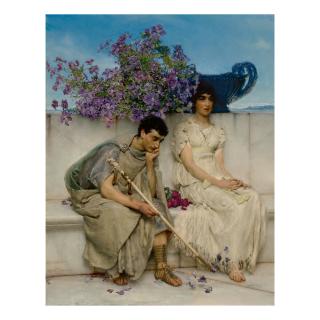 Sir Lawrence Alma-Tadema, O.M., R.A. - An Eloquent Silence